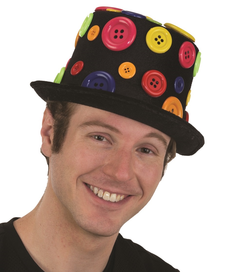 Deluxe Felt Buttons Clown Circus Dots 