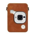 thumbnail image 3 of Fuji Compact Size Instant Camera Case Bag PU Leather with Shoulder Strap Compatible with Fuji Mini LiPlay, 3 of 7