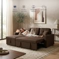 thumbnail image 3 of Sofá Cama Easy Living Wayfair con Almacenamiento Tapizado en Tela de Poliéster Color Café, 3 of 7