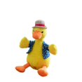 thumbnail image 1 of Juguete de pato parlante Hablar Hablar Grabación de sonido Repetir Sombrero de paja Pato Animal de peluche Pato lindo (1 pieza, amarillo) JAMW Sencillez, 1 of 3