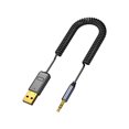 thumbnail image 2 of Methold Adaptador auxiliar para coche compatible con Bluetooth V5.0, receptor de de sonido de Audio, conector de 3,5mm, Cable de extensión de Cables de audio/vídeo, 2 of 6