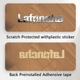 thumbnail image 3 of Custom Car Stickers, Custom Stainless Steel Lightning Car Stickers, Personalized Name & Text Emblem, Waterproof Metal Decal for Cars, Vans, Boats, Bicycles, Refrigerators, Walls & Doors Etc, 3 of 6