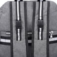 thumbnail image 4 of Bolsa de pañales con múltiples bolsillos para niños y niñas, mochila para bebé, impermeable, paquete trasero de viaje con interfaz USB, bolsa para biberón, 4 of 4
