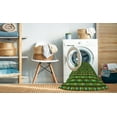 thumbnail image 2 of Ahgly Company Machine Washable Indoor Square Transitional Bakers Brown Area Rugs, 7' Square, 2 of 7