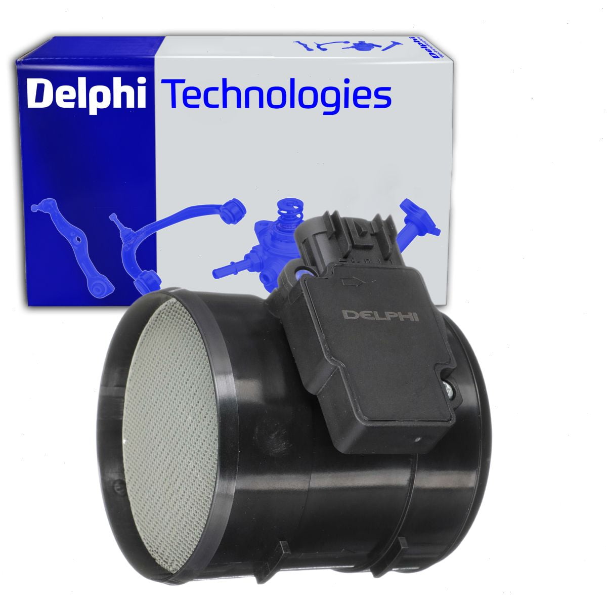 Delphi Mass Air Flow Sensor compatible with Chevrolet Express 3500 5.7L 8.1L V8 2001-2002