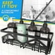 thumbnail image 3 of Organizador de estantes de baño Shower Caddy Coraje [paquete de 5] negro, 3 of 6