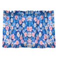 thumbnail image 7 of Yayeee Kitchen Curtains Tier Pair Light Filtering 27"x24" Rod Pocket Short Cafe Window Panel, Blue Daisy, 7 of 7