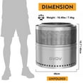 thumbnail image 3 of GVDV 18" Fire Pit for Camping Smokeless, Collapsible Stainless Steel Heater with Bag, 3 of 10