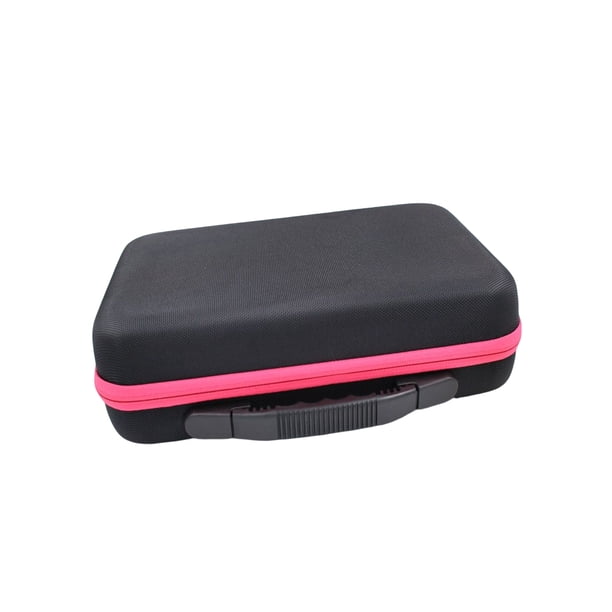 Injueey Kit de caja de almacenamiento de pintura de cristal, tablero de bolígrafo de botella de arte portátil, artesanía profesional hecha a mano, Almacenamiento y organización del hogar Rosado Injueey HA073319-07