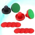 thumbnail image 2 of Air Hockey Pucks and Paddles Air Hockey Pushers Pucks Plastic 16Pcs Red, 2 of 6