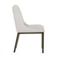 thumbnail image 3 of Sunpan Halden 20" Fabric Dining Chair in Beige Linen-Rustic Bronze, 3 of 7
