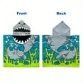 thumbnail image 2 of SDJMa Kids Hooded Towel Mermaid Dinosaur Shark Beach Towel with Hood Baby Bath Towel Wrap Hooded Towels Poncho Pool Bathrobe Summer Gifts for Toddler Boys Girls, 2 of 2