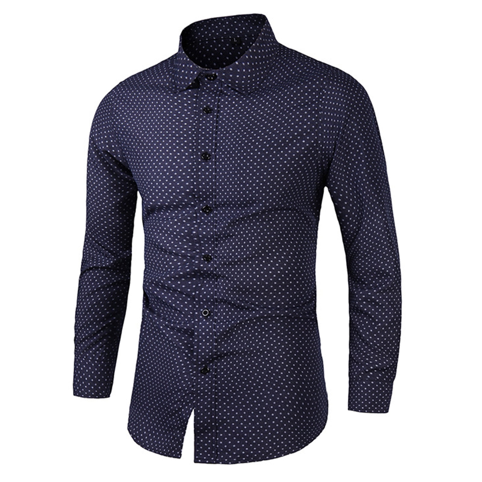 WREESH Men's Dress Shirts with Button Down Collar Long Sleeve