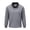 Dark Gray_007, variant on Domuza Mens Fake Two Pieces Polo Sweatshirt Fall Winter Stylish Casual Loose Long Sleeves Lapel Pullover Top Dark Gray 3XL