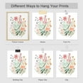 thumbnail image 3 of PixonSign 4 PCS Adhesive Canvas Poster Colorful Wildflower Frameless Wall Prints Forest Bouquet Multicolor Botanical Floral Digital Art Set Nature Wilderness Modern Art Decor - 11"x14", 3 of 5