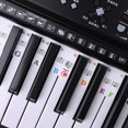 thumbnail image 4 of Pegatinas para teclado de piano de 61/88 teclas, pegatina de nota de Piano sin pegamento (61 teclas-74cm) Ehuebsd Libre de BPA, 4 of 9