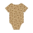 thumbnail image 2 of Rocae Brown Flowers for Baby Climbing Clothes Soft Baby Romper for Active Infants Comfortable and Breathable Crawling Jumpsuit Unisex Baby Outfit 3 Months, 2 of 8