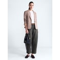 thumbnail image 3 of Free Assembly Women's and Women's Plus The Belmont Plaid Single Breasted Blazer, Sizes XS-4X, 3 of 5