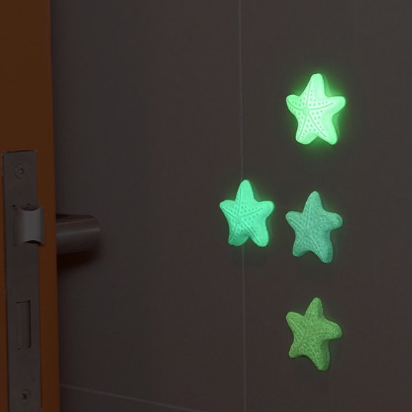 HINTRMENT 8Pcs Doorstop Wall Protector for Wall and Door Protector Strong Adhesion Star Shape 1.8X1.8in