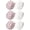 White and Coffee, variant on Women's Cotton Forefoot Toe Cover Socks, 6 Pairs Invisible Half Socks for High Heels Daily Wear Free Size White & Coffee