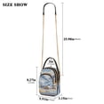 thumbnail image 2 of FORMRS Crossbody Bag for Women Quilted Travel Shoulder Cell Phone Purse with Chain Strap Handbag, Winter Mountain, 2 of 7