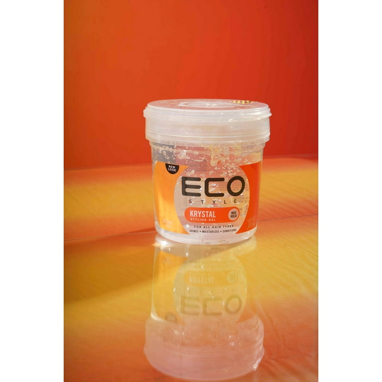 こいけ様　エコスト　エナジージェル3個 3 pack) ECO Style Maximum Hold Styling Gel Krystal, 16 oz