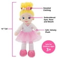thumbnail image 4 of Playtime By Eimmie 14 Inch Rag Doll Eimmie Ballerina Dancer, 4 of 7