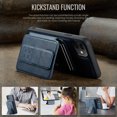 thumbnail image 5 of Wallet Case for iPhone 11, Compatible with MagSafe for Men Women, Detachable Magnetic Clasp Wallet Phone Case with Card Slots Holder RFID Blocking for iPhone 11, Blue, 5 of 12