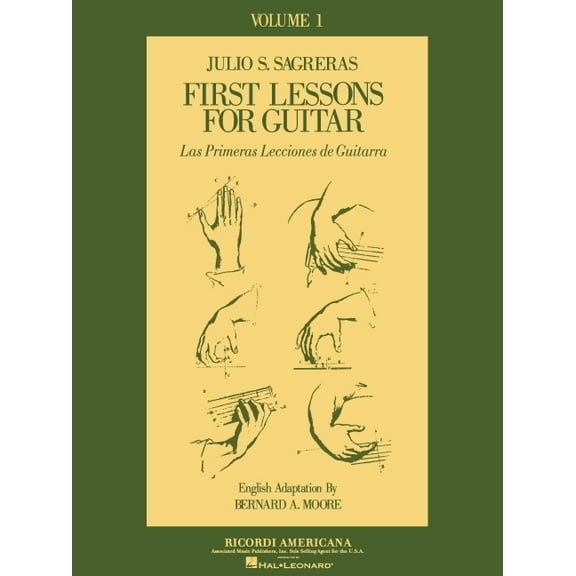 First Lesson for Guitar, Volume 1/Las Primeras Lecciones de Guitarra, (Paperback)