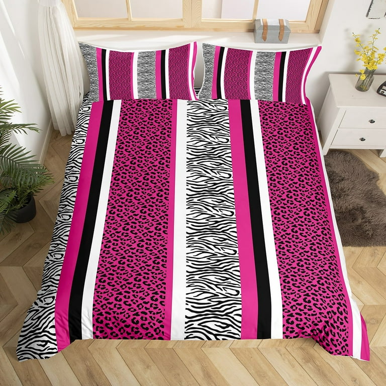 Girls zebra sales bedding