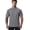 Grey, variant on Crewneck Workout Shirts for Men - Quick Dry Running Athletic T-Shirts Lightweight Basic Tops Grey S