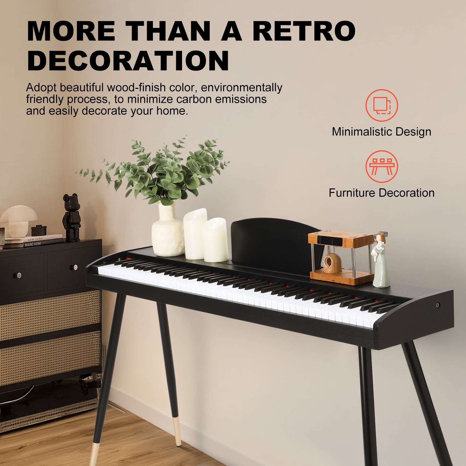 Fenbeli 88-Key Semi-Weighted Digital Piano with Pedal photo 7