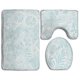 thumbnail image 1 of Juego de alfombras de baño ABPHQTO 3 piezas Alfombra de baño Alfombra de contorno y tapa de inodoro Cont-CHAPPLE-18821, 1 of 2