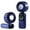 Blue, variant on Portable Handheld Fan, Powerful Hand Held Mini Fan, 2025 New Digital Refrigeration Ice Turbine High Speed Handheld Fan Desktop Neck Folding Fan Four Colors Optional