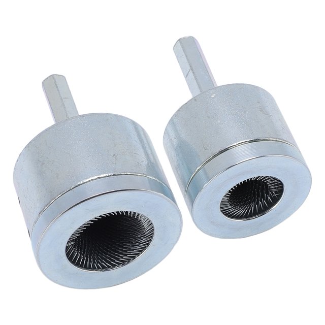 Taladro Limpiador De Tuberías De Cobre, Cepillo Limpiador De Tubos De Cobre Vástago Hexagonal De Acero De aleación Para Mecanizado Para Tubos De 1/2 Pulg. 3/4 Pulg.