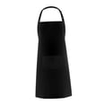 thumbnail image 1 of Delantal de cocina, delantal de cocina, delantal resistente para trabajos artísticos, delantal de cocina para cafetería, Negro, 1 of 9