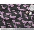 thumbnail image 2 of Soimoi Cotton Duck Fabric Orchid Floral Print Fabric by Yard 42 Inch Wide, 2 of 3
