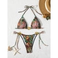 thumbnail image 5 of Top-kevin Women High Cut Bikini Sets String Sexy Swimsuit Two Piece Bathing Suit Brazilian Cheeky Cut Out Cute Swimwear, 5 of 6