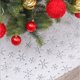 thumbnail image 4 of Adornos navideños Árbol de Navidad Delantal Cristal de hielo Copo de nieve Árbol Falda Wmkox8yii fhajkh3935, 4 of 5