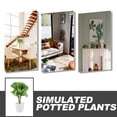 thumbnail image 3 of Plantas falsas Hojas artificiales de sandía Planta en maceta Simulación Plantas en maceta Decoración, 3 of 6