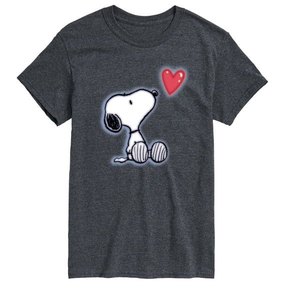Peanuts - Snoopy Heart - Men's Short Sleeve Graphic T-Shirt