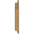 thumbnail image 3 of 12"W x 30"H Octagonal Top Gable Vent (17"W x 35"H Frame Size): Unfinished, Functional, Rough Sawn Western Red Cedar Gable Vent w/ 1" x 4" Flat Trim Frame, 3 of 12