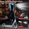 thumbnail image 5 of 350W Electric Scooter for Adults, 19MPH & 21 Miles Long Range, 8.5" Solid Tires，Folding Commuting E-Scooter with Dual Suspension, 5 of 8
