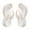 White, variant on CFLVAEK Flip Flops for Women Soft Cloud Pillow Sandals Slip On Platform Slippers Cushioned Thong Slides for Indoor Outdoor Casual Summer Beach Shoes Size 7.5