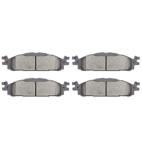 ECCPP 4PCS Ceramic Brake Pads Fits 2011-2012 for Lincoln MKS 3.7L 2013-2016 for Lincoln MKT 2.0L Front Left and Right