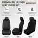 thumbnail image 4 of Fundas para Asientos de Auto CAROMOP de Cuero PU Impermeables, Set Delantero, 4 of 7