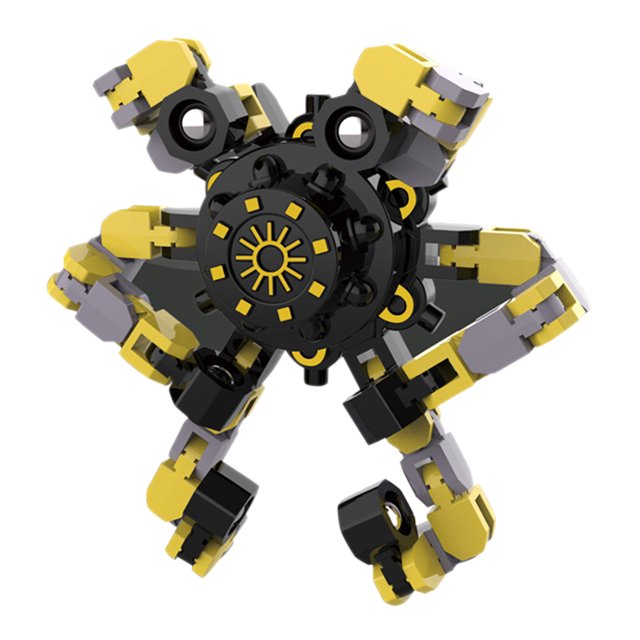 Fidget Spinners De Mano Juguetes, Deformable Finger Spinner Toy Chain Mechanical Spiral Twister Fingertip Gyro Stress Relief Toy Para Niños Adultos Muyoka Hogar
