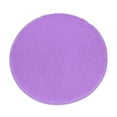 thumbnail image 2 of Mouliraty Soft Bath Bedroom Floor Shower Round Mat Rug Non-slip Purple, 2 of 3