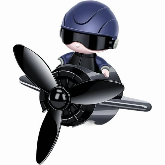 Cartoon Car Fresheners Vent Spinners Fan, Car Mounted Fragrance Airplane Outlet Aromatherapy Clip, Cute Design Perfume Car Interior Decoration Gift