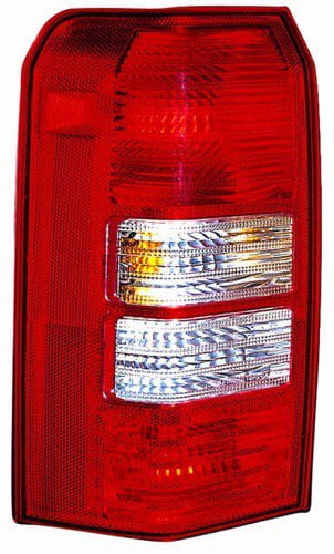 Evan-Fischer Tail Light Assembly Compatible with 2008-2017 Jeep Patriot Driver Side 